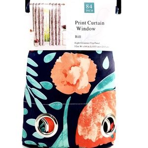 Accents - Floral Print Curtains_2 Panels Accents - Floral Print Curtains_2 Panels